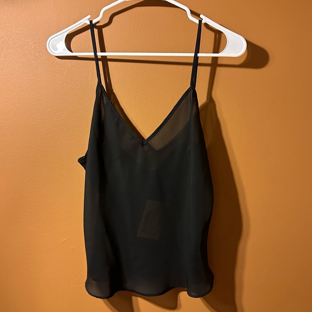 Chaps Vintage Sheer Top